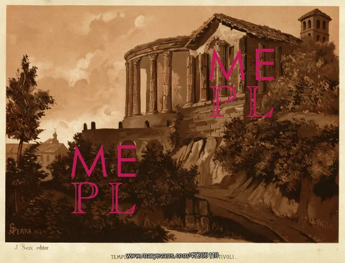 : ROME / TEMPLE OF VESTA : ROME / TEMPLE OF VESTA