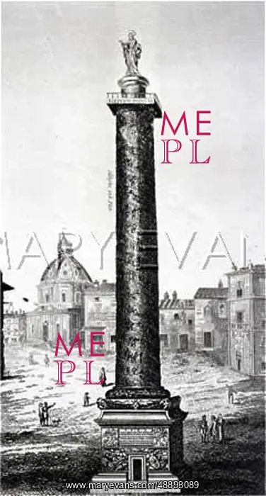 : ROME / TRAJAN COLUMN 1817 : ROME / TRAJAN COLUMN 1817