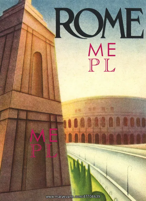  : Rome Travel Poster
