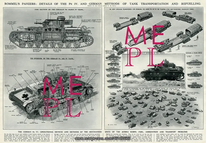: Rommel's Panzers by G. H. Davis : Rommel's Panzers by G. H. Davis