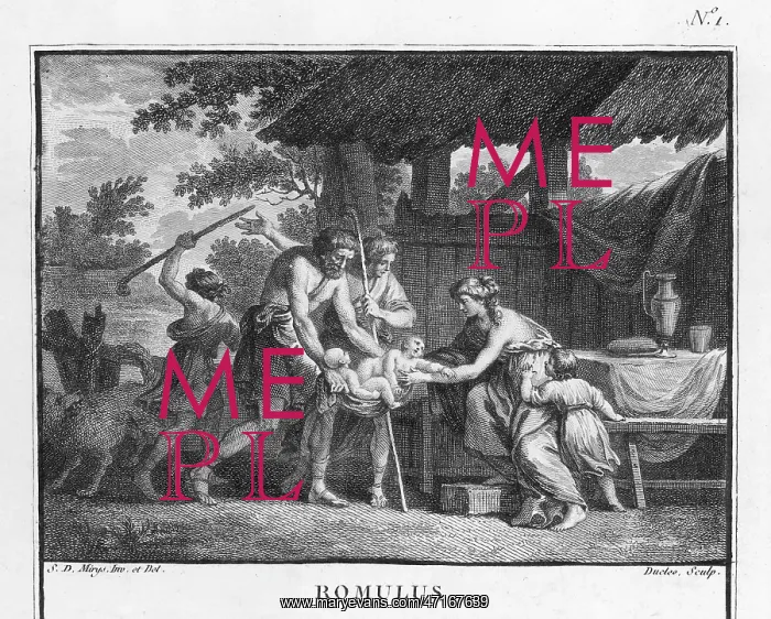 : Romulus and Remus found : Romulus and Remus found