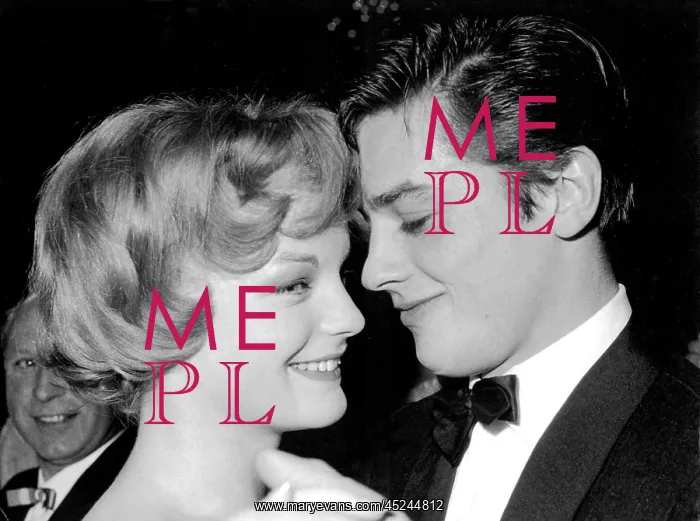  : Romy Schneider and Alain Delon