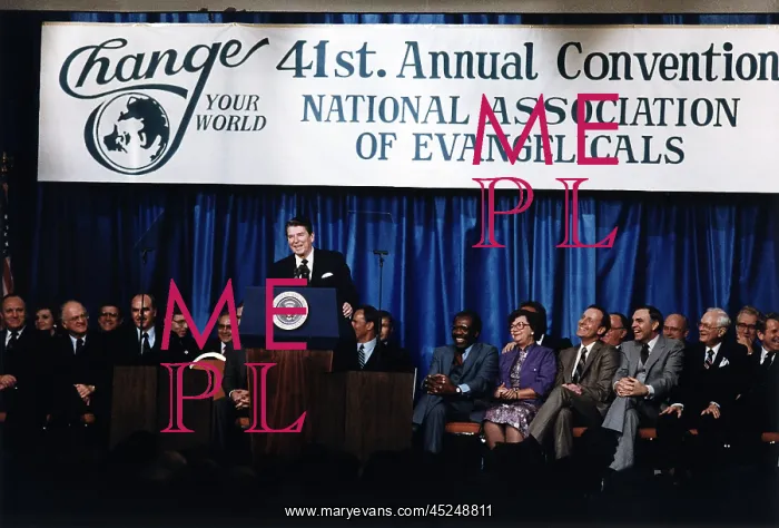 : Ronald Reagan. President Reagan giving the Evil : Ronald Reagan. President Reagan giving the Evil