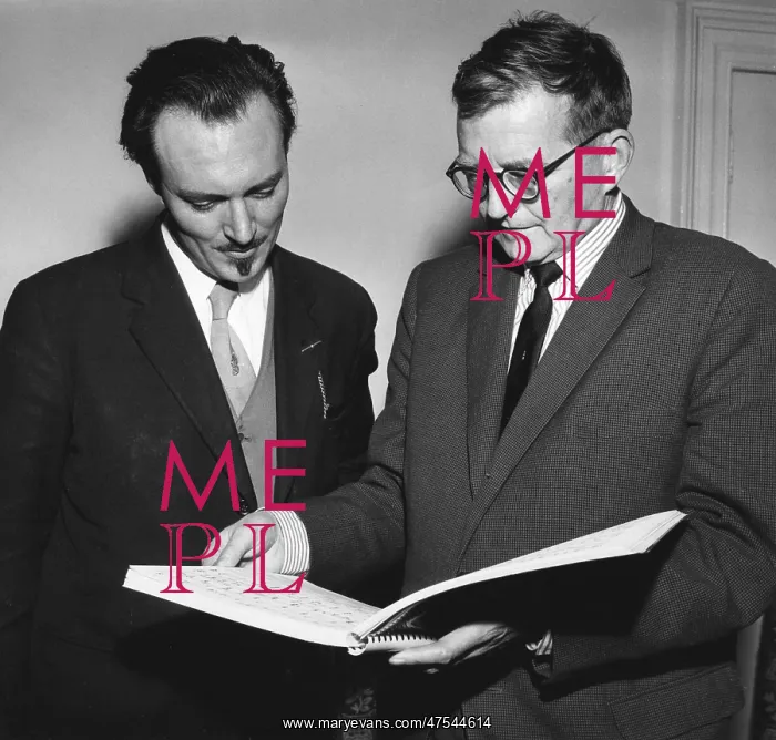 : Ronald Stevenson with Dmitri Shostakovich : Ronald Stevenson with Dmitri Shostakovich