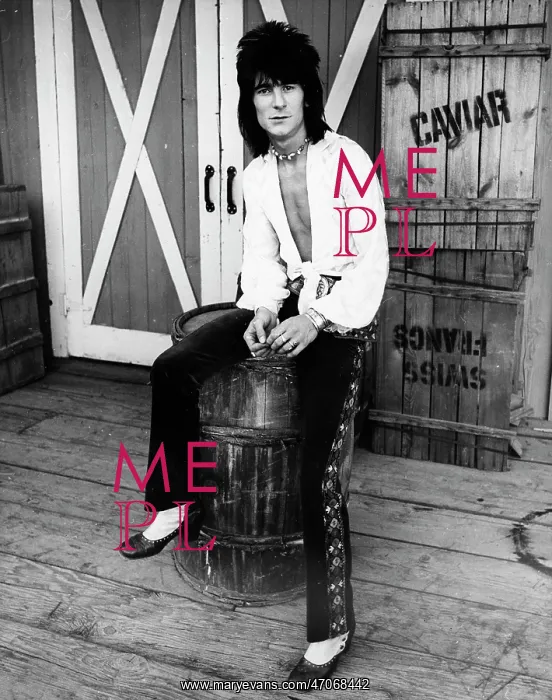  : Ronnie Wood, pop musician with various groups