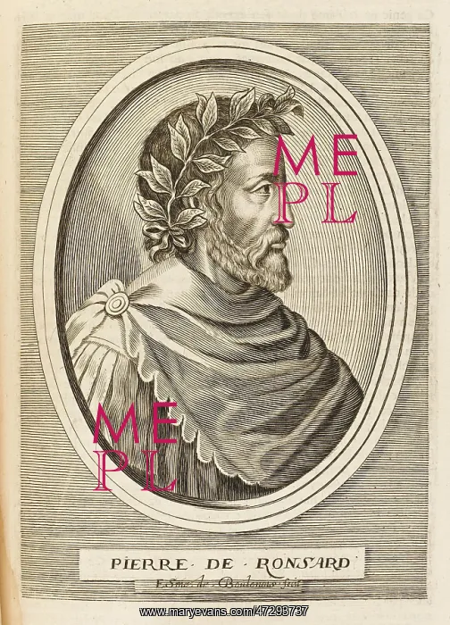 : RONSARD. PIERRE RONSARD (1524 - 1585), French poet : RONSARD. PIERRE RONSARD (1524 - 1585), French poet