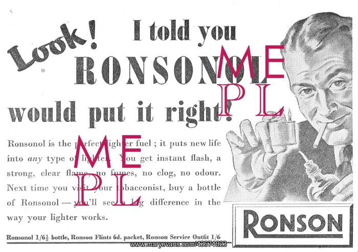  : RONSONAL Lighter Fuel