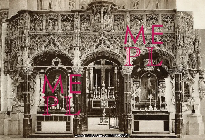: Rood screen, Church of St Gommaire, Lierre (Lier), Belgium : Rood screen, Church of St Gommaire, Lierre (Lier), Belgium