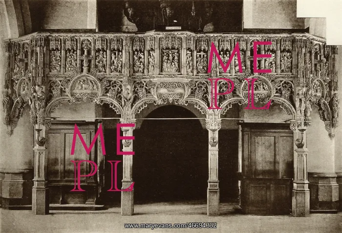 : Rood screen in the church, Tessenderloo, Belgium : Rood screen in the church, Tessenderloo, Belgium