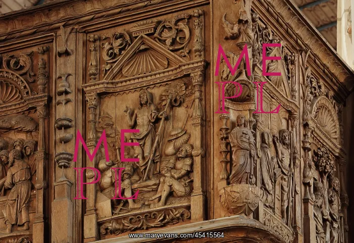 : Rood screen, Collegiale de l'Assomption, Villemaur-sur-Vanne : Rood screen, Collegiale de l'Assomption, Villemaur-sur-Vanne