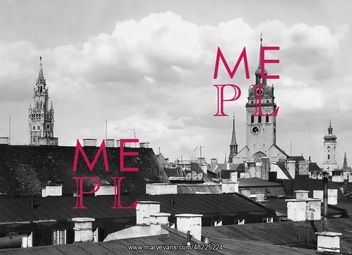 : Over the roofs of Munich : Over the roofs of Munich