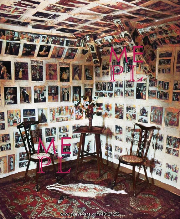 : Room decorated with The Tatler : Room decorated with The Tatler