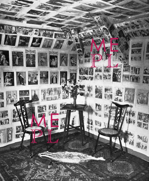 : Room decorated with The Tatler : Room decorated with The Tatler