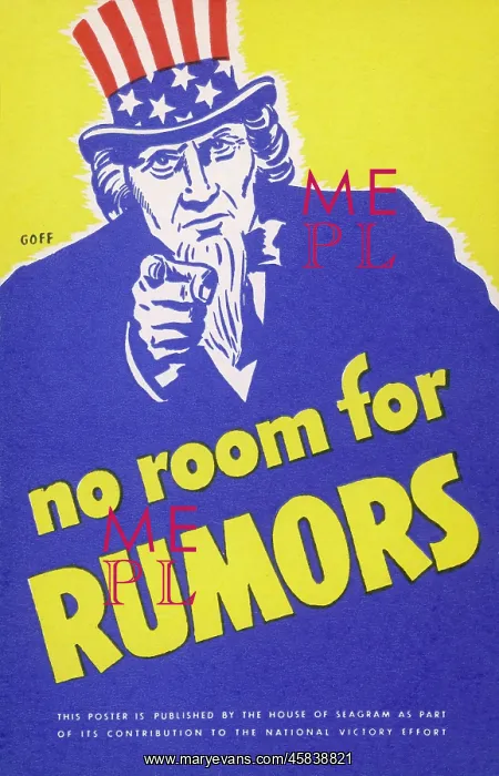  : NO ROOM FOR RUMORS