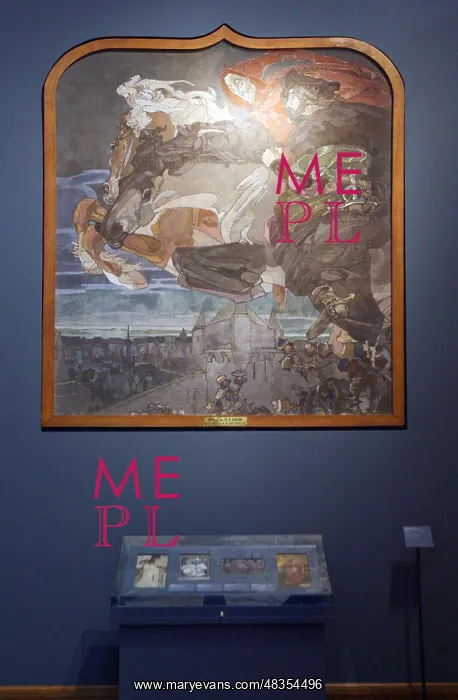 : Room of works by Russian painter Mikhail Vrubel : Room of works by Russian painter Mikhail Vrubel