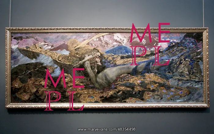 : Room of works by Russian painter Mikhail Vrubel : Room of works by Russian painter Mikhail Vrubel