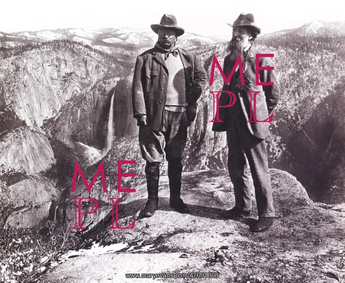 : Roosevelt and Muir, 1903 : Roosevelt and Muir, 1903
