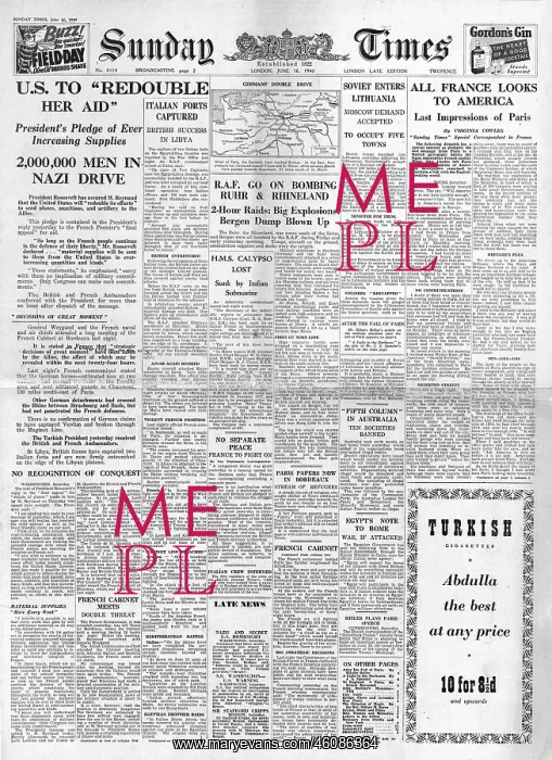 : Roosevelt pledges to send arms to the Allies : Roosevelt pledges to send arms to the Allies