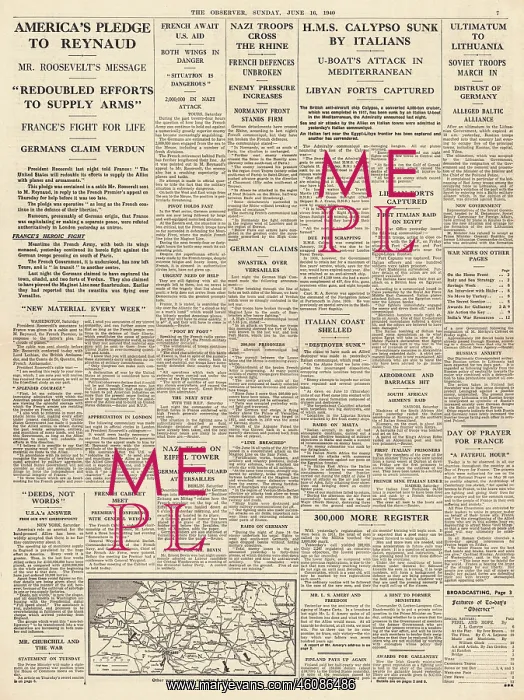 : Roosevelt pledges to send arms to the Allies : Roosevelt pledges to send arms to the Allies