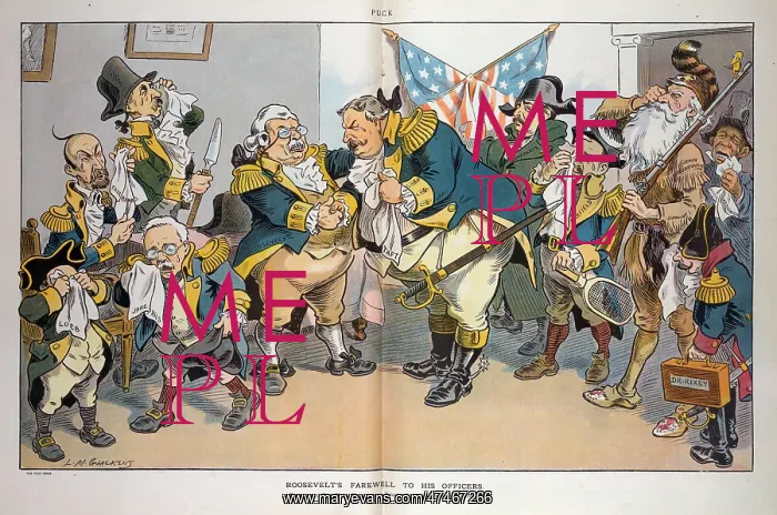: Roosevelt's farewell to his officers : Roosevelt's farewell to his officers