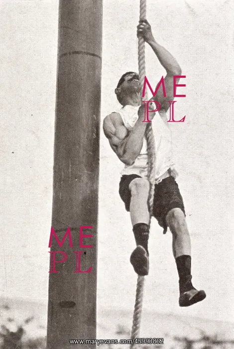 : Rope Climbing - Olympic Games 1906 : Rope Climbing - Olympic Games 1906