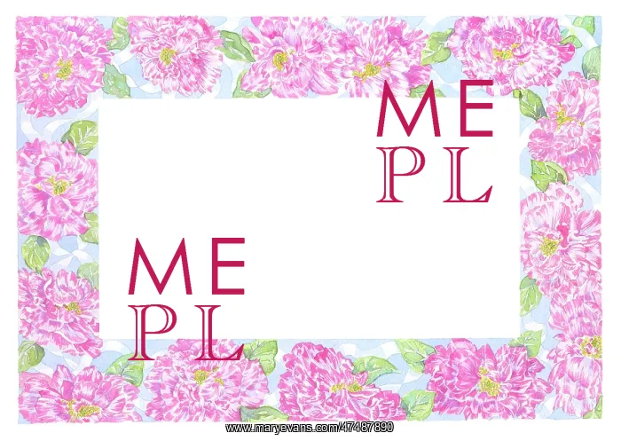 : Rosa Mundi border design : Rosa Mundi border design
