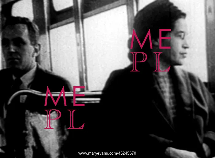 : Rosa Parks, on the bus, 1955? : Rosa Parks, on the bus, 1955?