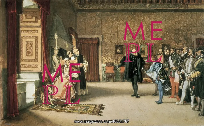 : ROSALES, Eduardo (1836-1873). The Presentation : ROSALES, Eduardo (1836-1873). The Presentation