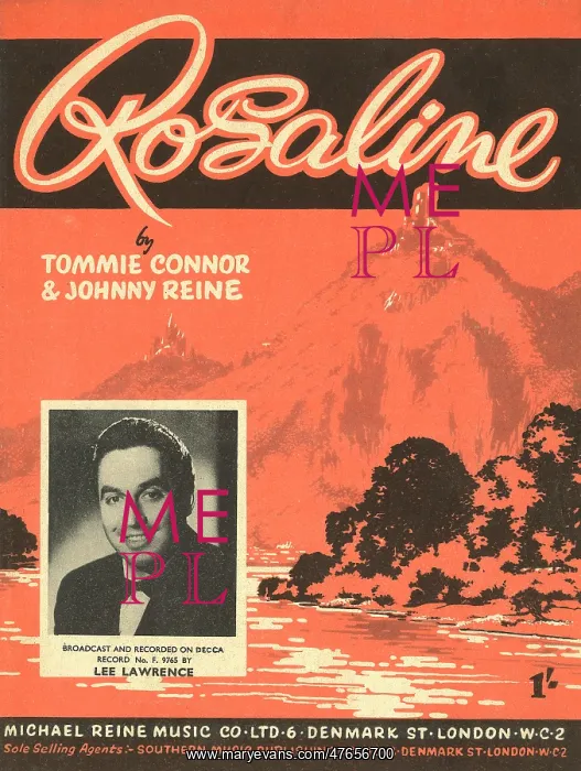 : Rosaline - Music Sheet Cover : Rosaline - Music Sheet Cover