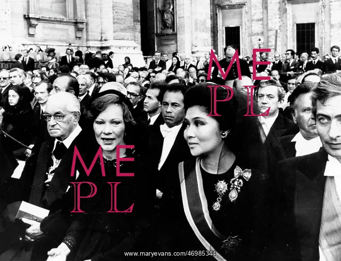 : Rosalynn Carter, Imelda Marcos, funeral for Pope Paul VI : Rosalynn Carter, Imelda Marcos, funeral for Pope Paul VI