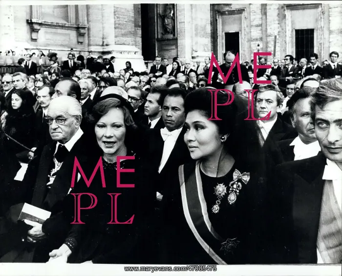 : Rosalynn Carter, Imelda Marcos, funeral for Pope Paul VI : Rosalynn Carter, Imelda Marcos, funeral for Pope Paul VI