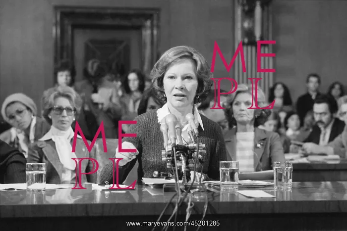 : Rosalynn Carter testifies before Senate ? : Rosalynn Carter testifies before Senate ?