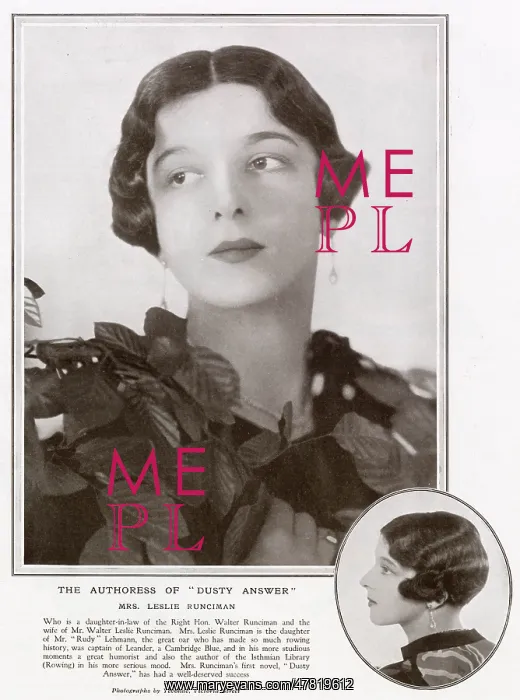 : Rosamond Lehmann by Madame Yevonde : Rosamond Lehmann by Madame Yevonde