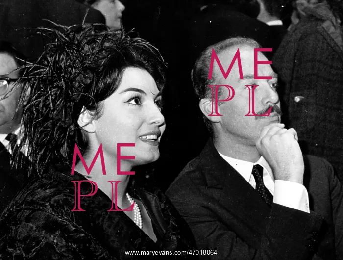 : Rosanna Schiaffino, Alfredo Bini, Sistina Theatre, Rome : Rosanna Schiaffino, Alfredo Bini, Sistina Theatre, Rome