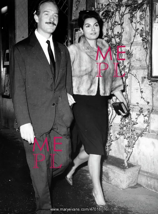 : Rosanna Schiaffino, Alfredo Bini, Sistina Theatre, Rome : Rosanna Schiaffino, Alfredo Bini, Sistina Theatre, Rome