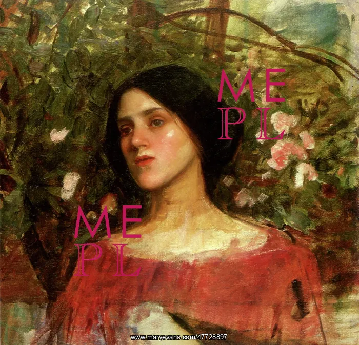 : The Rose Bower, by J W Waterhouse : The Rose Bower, by J W Waterhouse