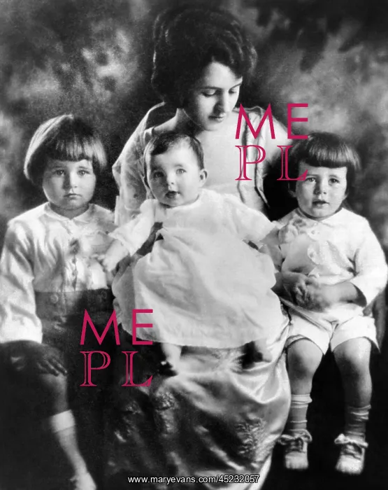 : Rose Kennedy with her three eldest children. ? : Rose Kennedy with her three eldest children. ?