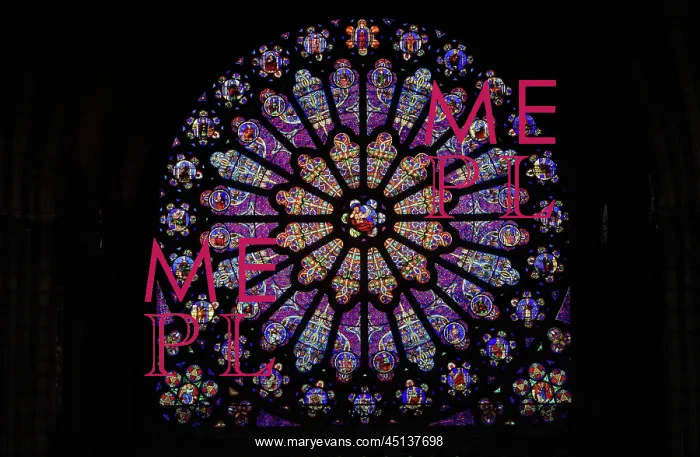 : Rose window, Basilique Saint-Denis, Saint-Denis, France : Rose window, Basilique Saint-Denis, Saint-Denis, France