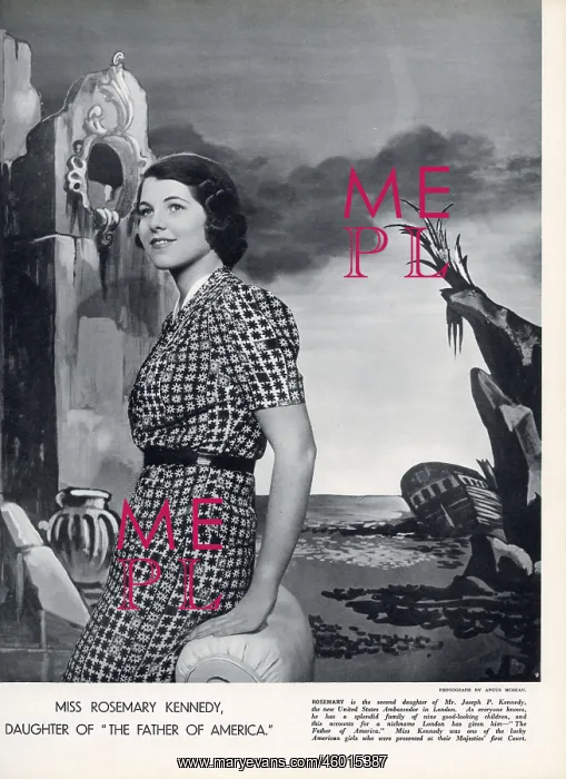: Rosemary Kennedy by Angus McBean : Rosemary Kennedy by Angus McBean