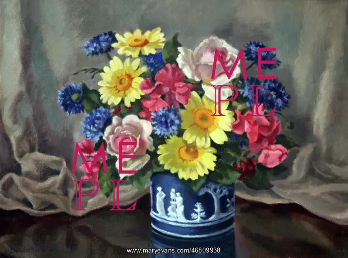  : Roses and Cornflowers