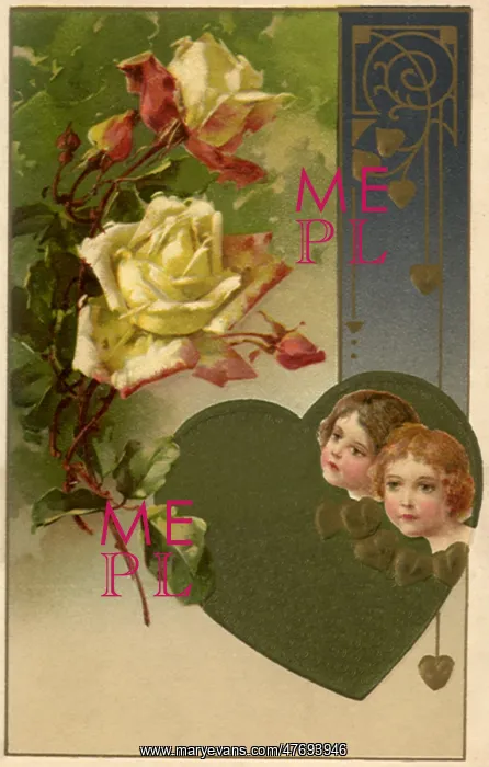  : Roses and Valentine Greeting