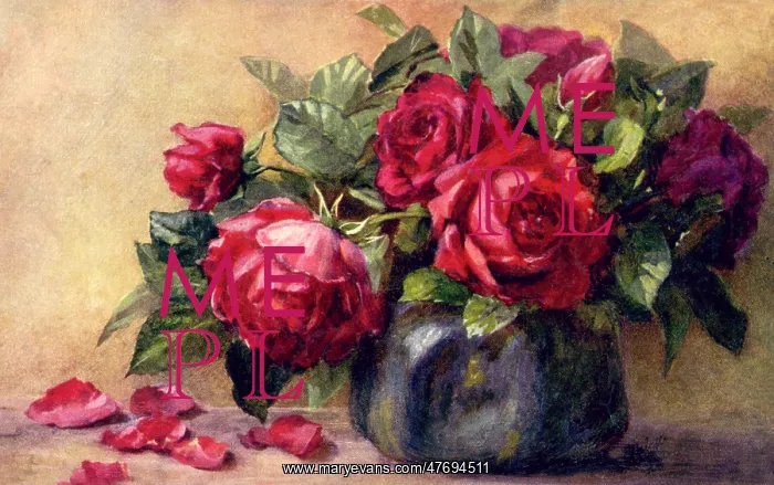 : Roses in Vase : Roses in Vase