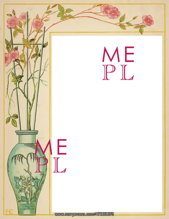  : Roses in a Vase Surround