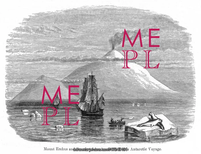 : ROSS AT MOUNT EREBUS : ROSS AT MOUNT EREBUS