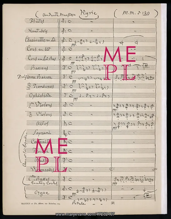 : Rossini - Kyrie - Orch Score : Rossini - Kyrie - Orch Score