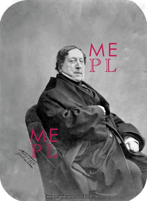 : Rossini, photograph by Nadar : Rossini, photograph by Nadar