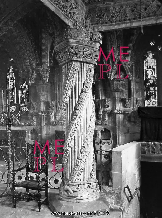  : Rosslyn Chapel Apprentice Pillar Victorian period