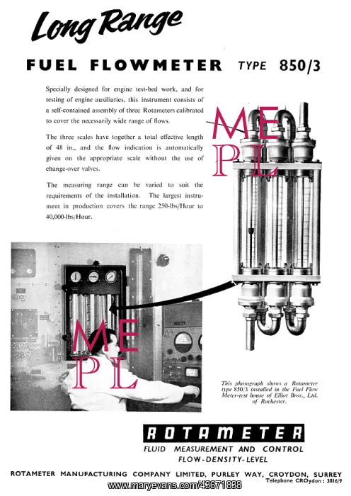 : Rotameter Fluid Flow Measurement Equipment : Rotameter Fluid Flow Measurement Equipment