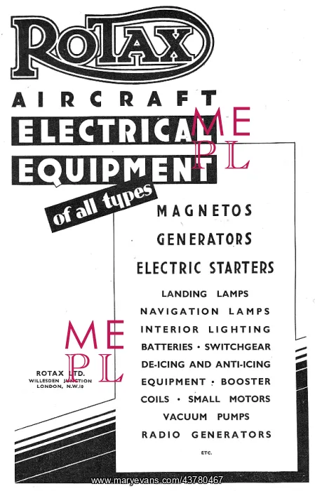 : Rotax Aircraft Electrical Equipment : Rotax Aircraft Electrical Equipment