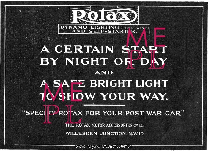 : Rotax Leitner System Dynamo Lighting Systems : Rotax Leitner System Dynamo Lighting Systems